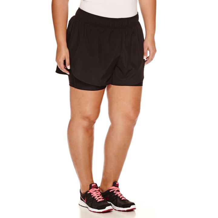 Xersion Solid Running Shorts Plus