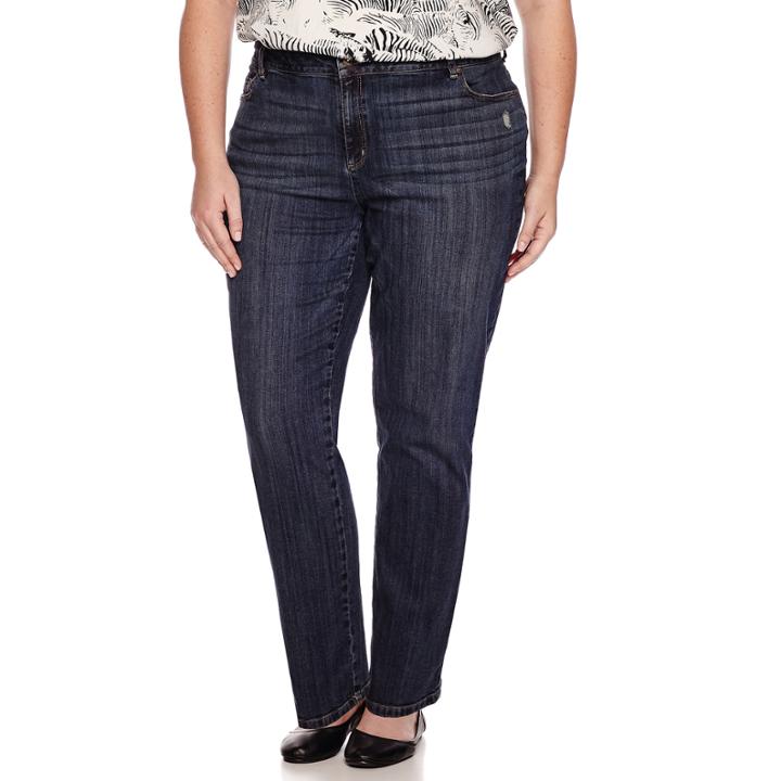 Liz Claiborne City-fit Skinny Boyfriend Jeans - Plus