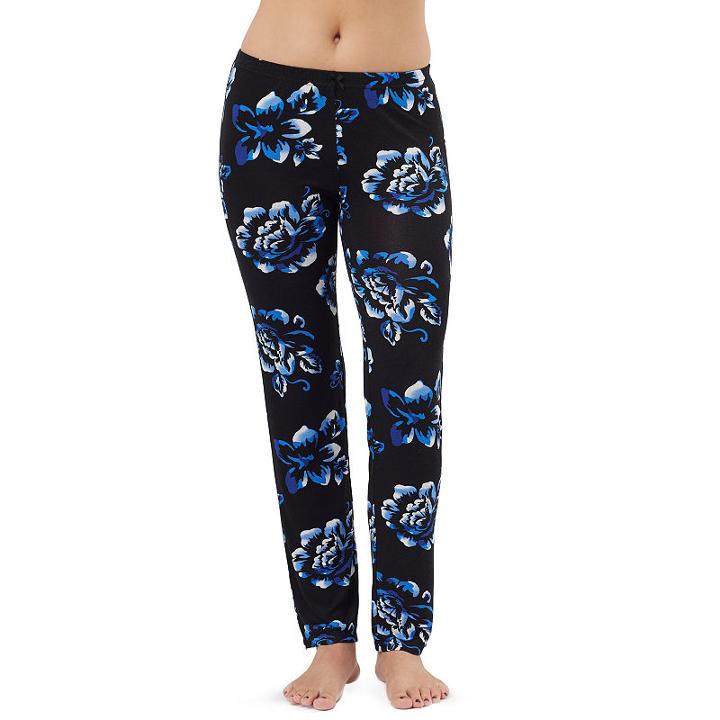 Lissome Elastic Print Pant With Satin Bow