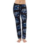 Lissome Elastic Print Pant With Satin Bow