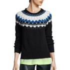 A.n.a Long-sleeve Fairisle Pullover Sweater