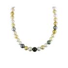 10-12.5mm Genuine South Sea & Tahitian Pearl 18 Strand Necklace