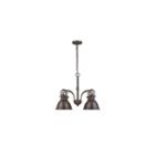 Duncan 4-light Nook Chandelier In Rubbed Bronze
