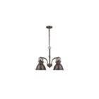 Duncan 4-light Nook Chandelier In Rubbed Bronze