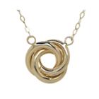 Infinite Gold&trade; 14k Yellow Gold Love Knot Necklace