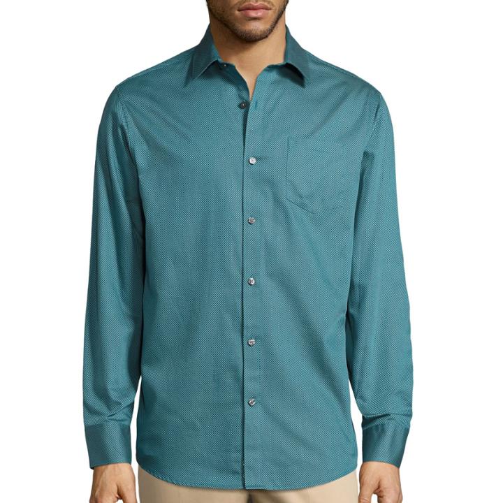 Claiborne Button-front Shirt-big And Tall