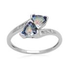 Limited Quantities 1/2 Ct. T.w. Diamond Sheer Luck Topaz Ring
