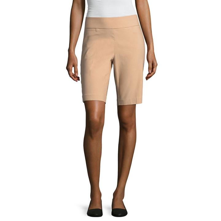 Liz Claiborne 10 Classic Fit Woven Bermuda Shorts