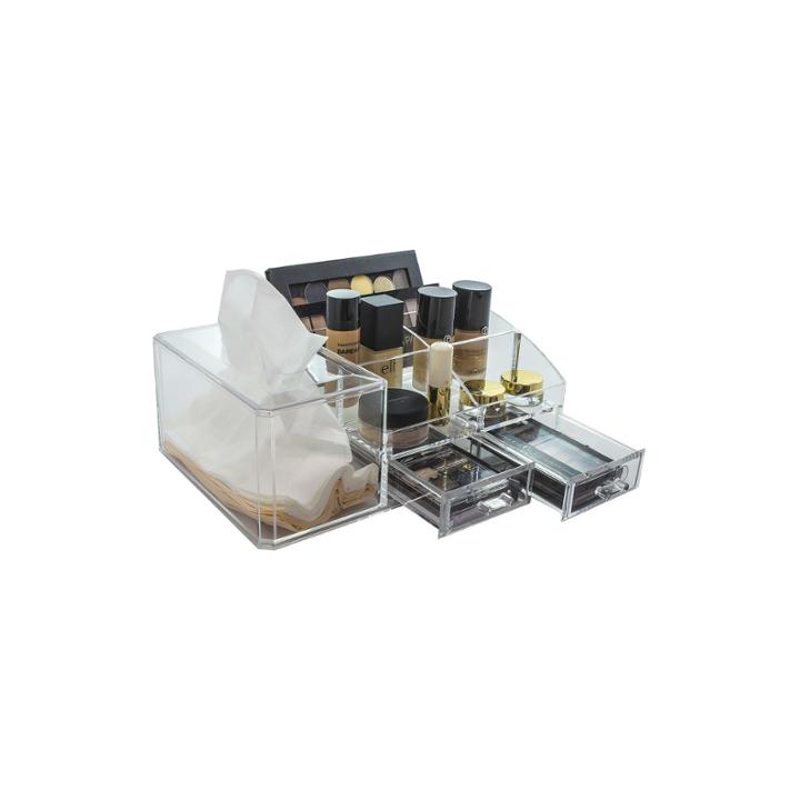 Acrylic Sectional Organizer X-large - Sectional Of 5 Slots