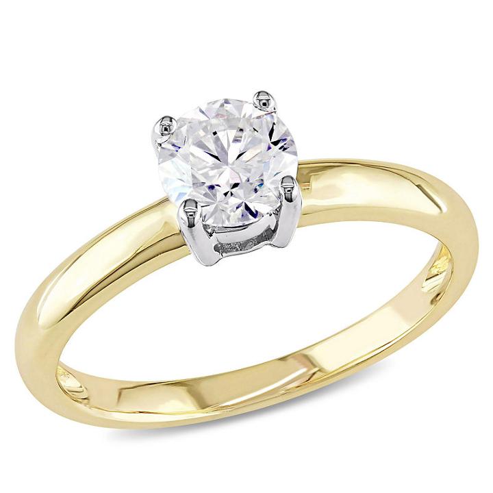 Womens 3/4 Ct. T.w. Genuine Diamond White Solitaire Ring