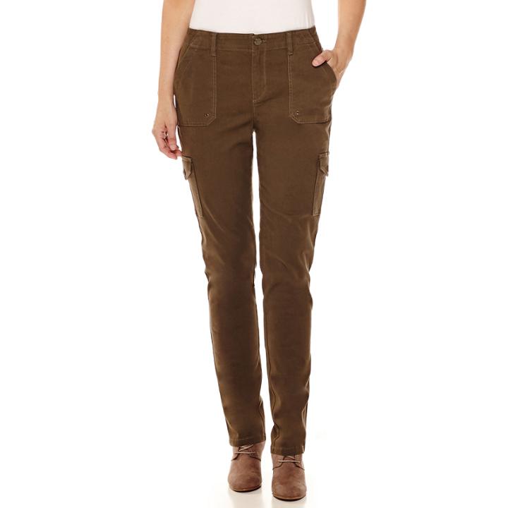 Gloria Vanderbilt Twill Cargo Pants