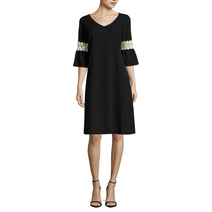 Tiana B 3/4 Sleeve Sheath Dress-talls