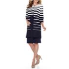 Danny & Nicole Long Sleeve Jacket Dress