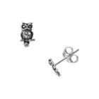 Itsy Bitsy&trade; Sterling Silver Owl Stud Earrings