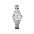 Relic Womens Crystal-accent Pink Dial Watch Zr11787