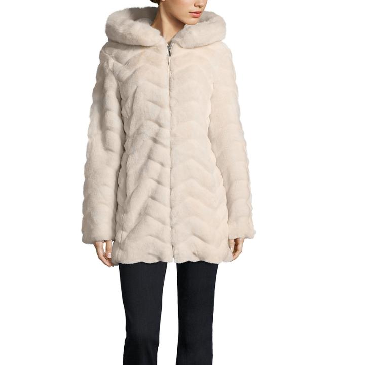 Liz Claiborne Faux Fur Coat