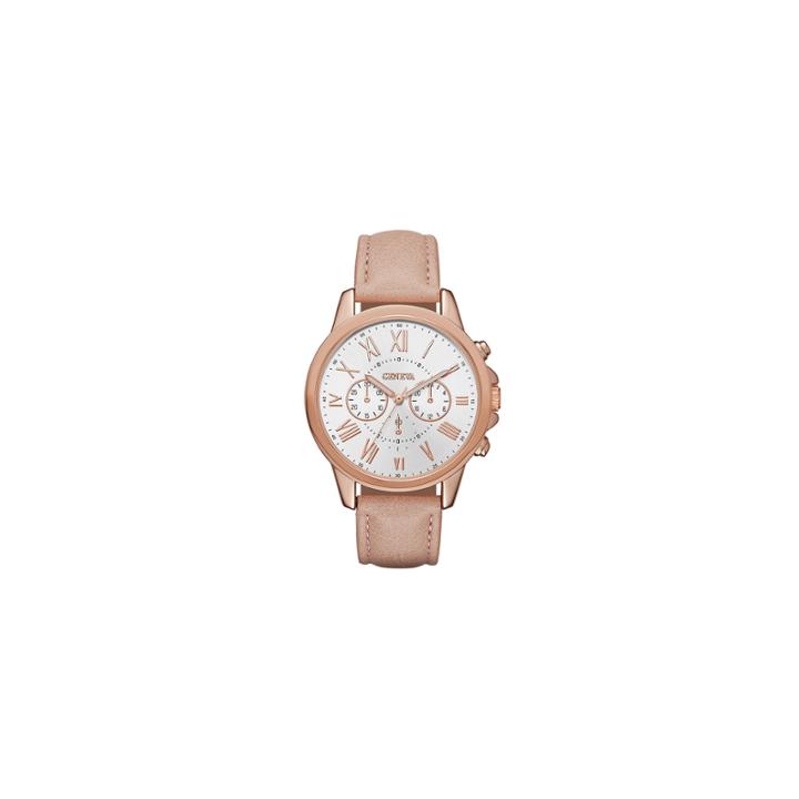 Geneva Womens Pink Strap Watch