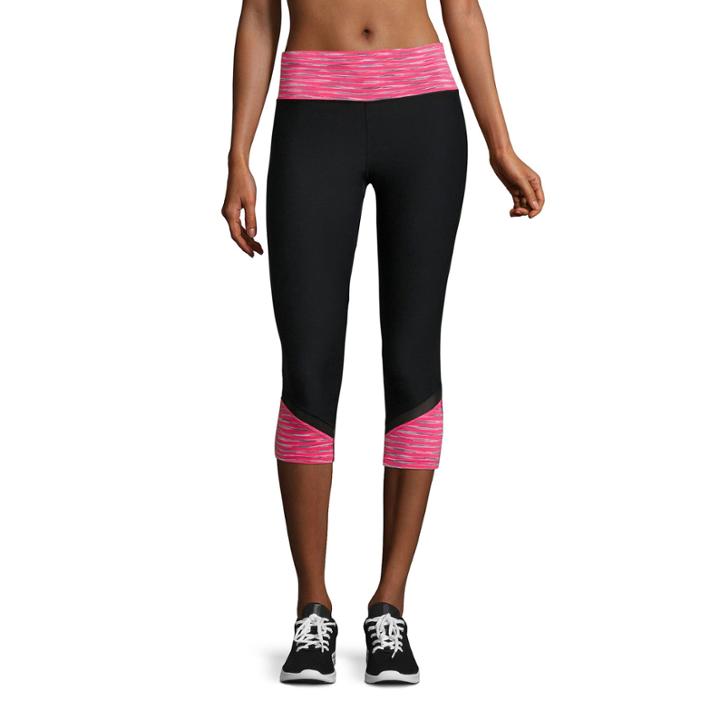 Xersion&trade; Colorblock Mesh Capri