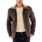 R & O Faux-shearling Aviator Jacket