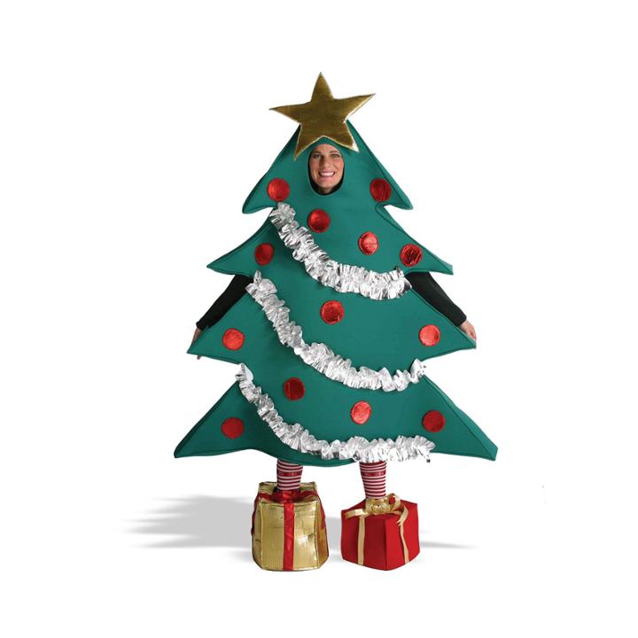 Christmas Tree W/ Shoe Boxes Adult Costume