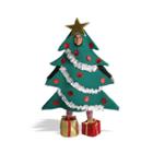 Christmas Tree W/ Shoe Boxes Adult Costume