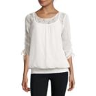 Alyx 3/4-sleeve Smock-bottom Top