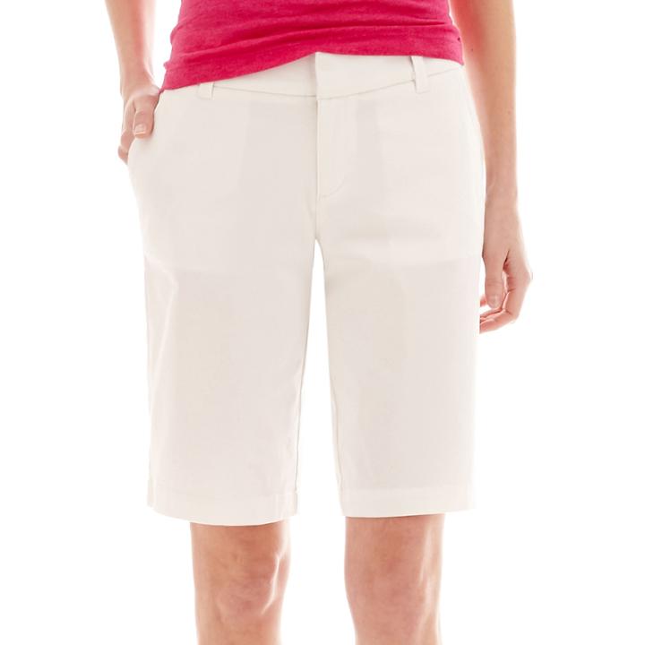 Stylus&trade; Twill Bermuda Shorts - Tall