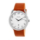 Simplify The 4900 Unisex Brown Strap Watch-sim4901
