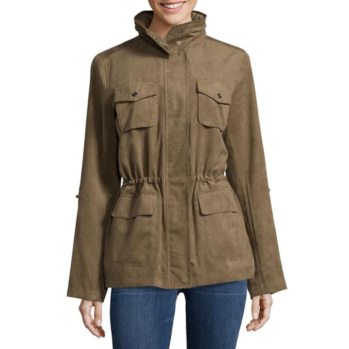 A.n.a Ana Faux-suede Anorak Jacket