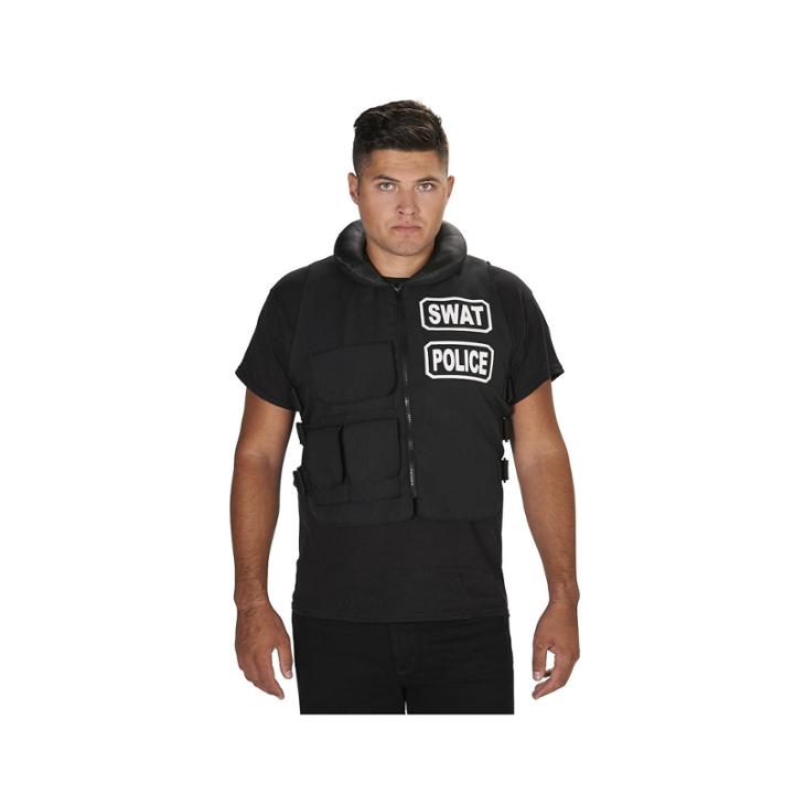 Swat Team Vest Adult Costume One Size