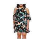 Decree V-neck Cold-shoulder Dress - Juniors Plus