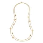 Monet Yellow Stone Gold-tone Station Necklace