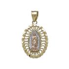 Tesoro&trade; 14k Tri-color Our Lady Of Guadalupe Pendant