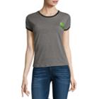 Mighty Fine Short Sleeve Crew Neck Ringer Tee