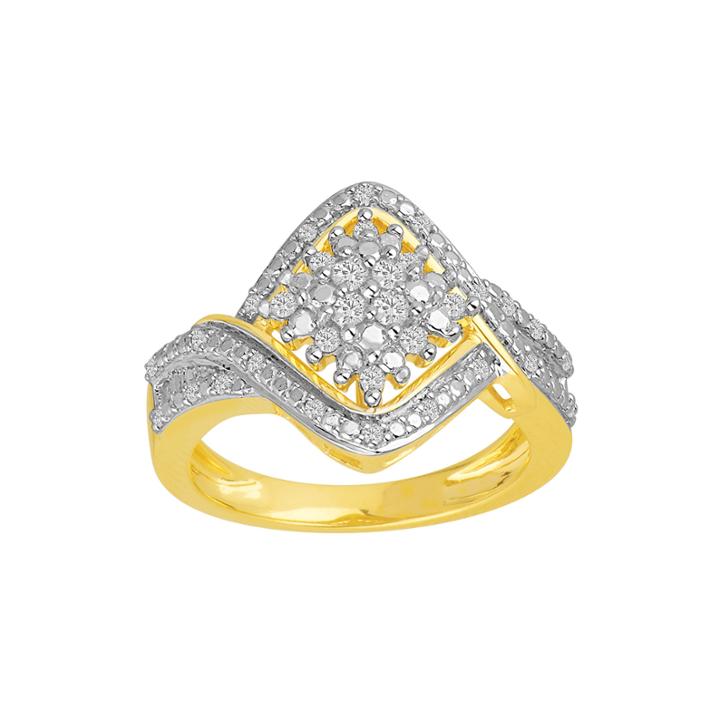 ? Ct. T.w. Diamond Cluster Ring