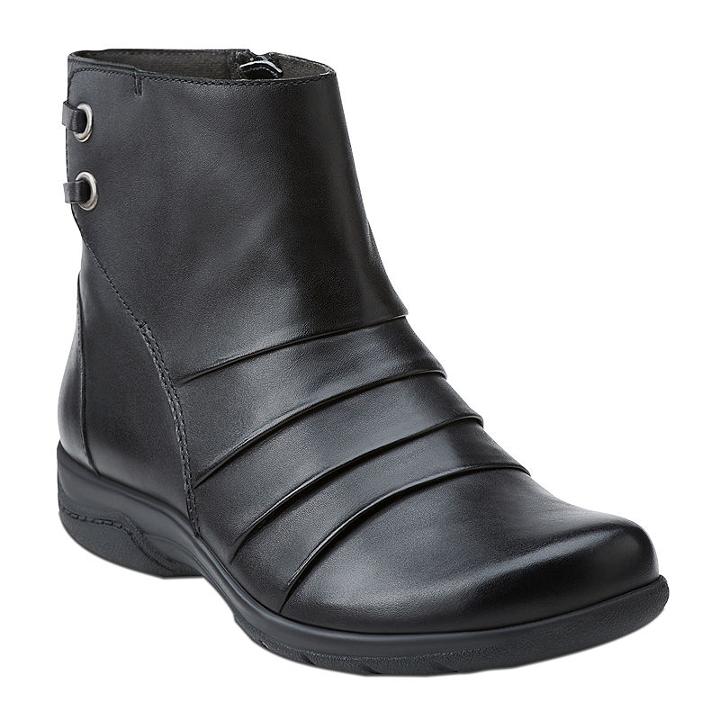 Clarks Malia Hawthorn Leather Booties