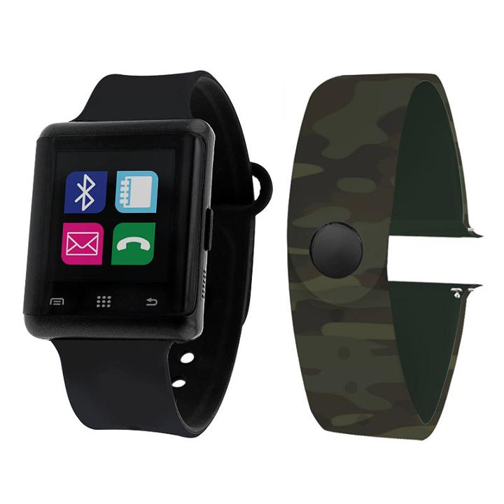 Itouch Air Activity Tracker & Interchangeable Band Set Black/camo Unisex Multicolor Smart Watch-jcp5552b724-bca