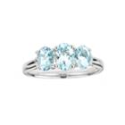 Limited Quantities Genuine Aquamarine Sterling Silver Ring