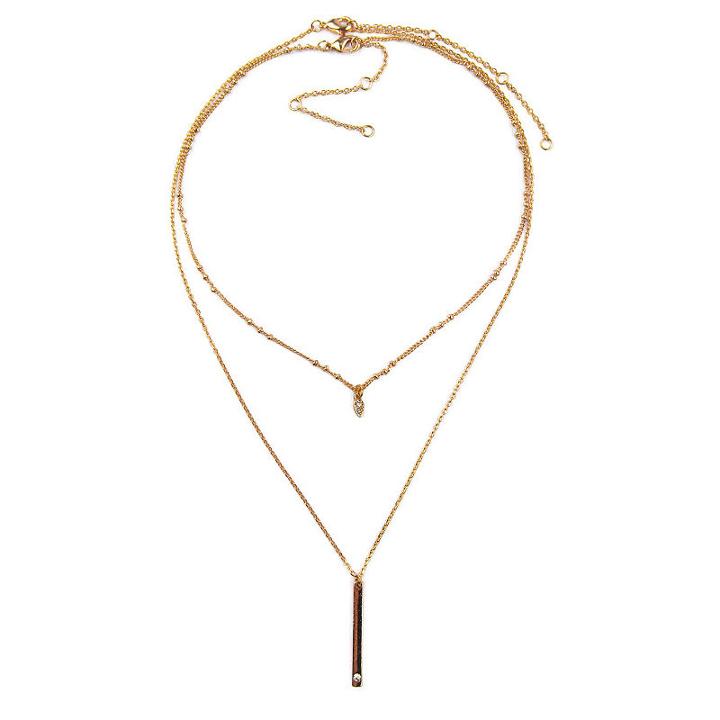 Arizona Womens 2-pc. Clear Necklace Set