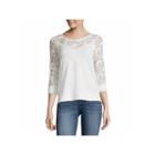 A.n.a 3/4 Sleeve Crew Neck T-shirt-talls