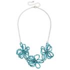 Decree Womens Brass Statement Necklace