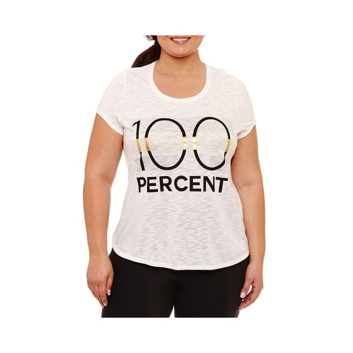 Xersion Short Sleeveround Neck Graphic T-shirt