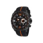 Oceanaut Racer Mens Black Silicone Strap Watch