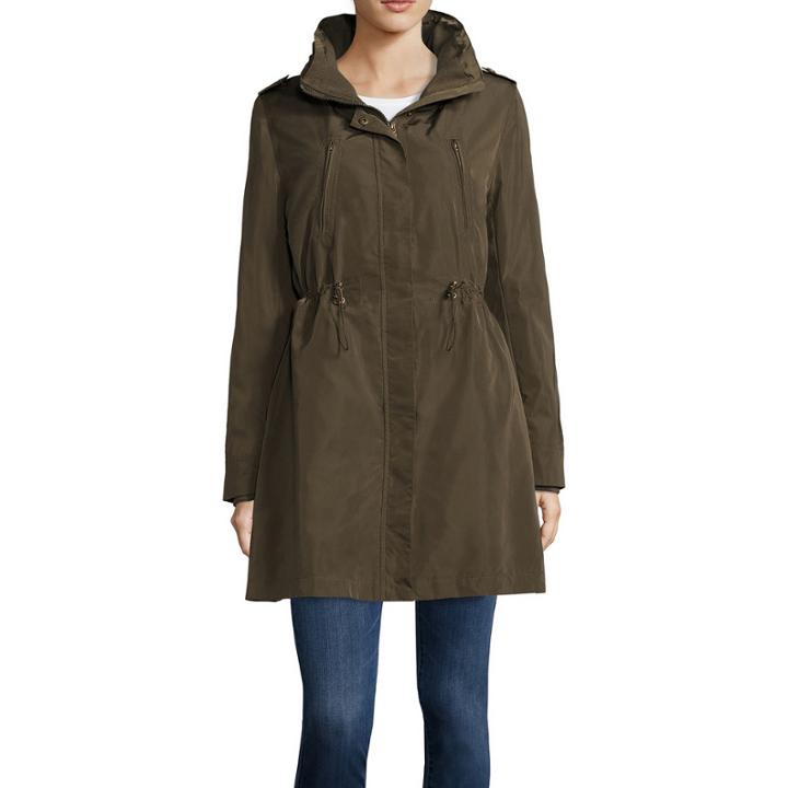 Mo-ka Long Drawstring Rain Anorak
