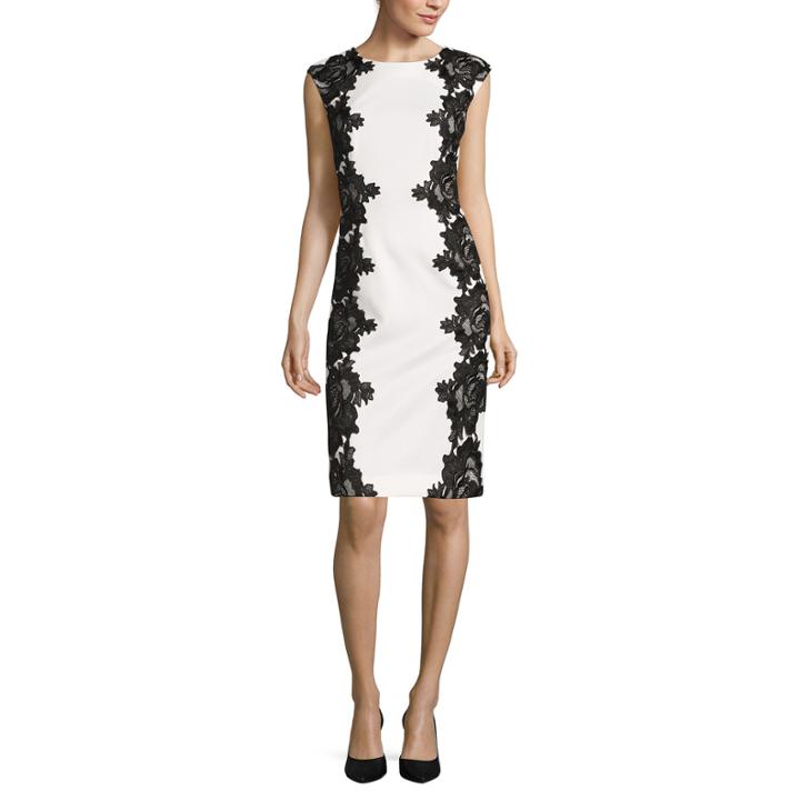 R & K Originals Short Sleeve Sheath Dress