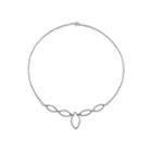 1/2 Ct. T.w. Diamond Sterling Silver Necklace
