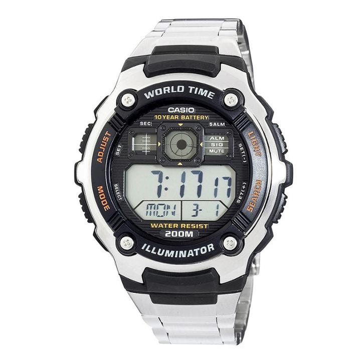Casio Mens Gray Resin Strap Solar Sport Watch Ae2000wd-1av