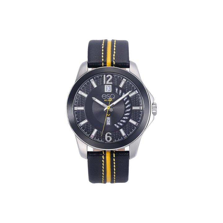 Esquire Esq Mens Black Strap Watch-37esq009201a