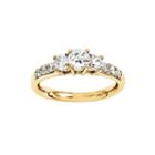 1 3/4 Ct. T.w. Diamond 14k Yellow Gold 3-stone Ring
