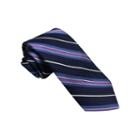 Stafford Marco Bay Textured Stripe Silk Tie - Slim
